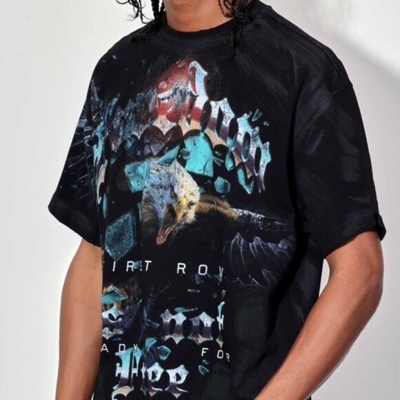 First Row Black Freedom Is Not Free Cotton T-Shirt - Picture 2 of 4